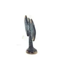 Double Pelekis: The Sanctuary, för rituella offer 4,8x3,2cm Brons prydnad, minoisk civilisation, antikens Grekland Brons 3 - gri
