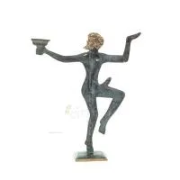 Satyr: Mytiska varelser, demoner, andar i berg och skogar Skulptur 21x18 cm helkroppsstaty Bronsprydnad Brons 3 - grifon.se 