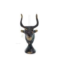 Minotaur: The Son of Queen Pasiphae, Bull Head, Bull Head 6cm Bust, Statue Bronze Ornament, Minoan Era Bronze 1 - grifon.se 
