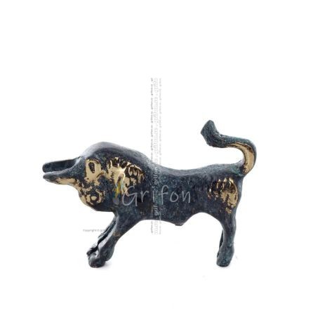 Bull, Bull mini 4x6cm Helkroppsstaty Bronsdekoration Brons 1 - grifon.se