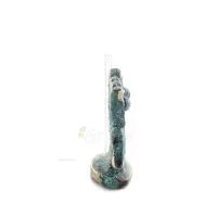 Uggla eller Glaucus: den heliga fågeln, symbol för visdom, försiktighet, öppna vingar n1 3x3cm Helkroppsstaty Bronsdekoration Br