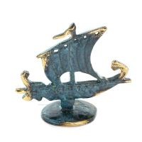 Owl or Glaucus: the sacred bird, symbol of wisdom, prudence, giant oblique 9x6cm Full body statue Bronze decoration Bronze 1 - g