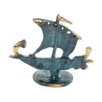 Uggla eller Glaucus: den heliga fÃ¥geln, symbol fÃ¶r visdom, fÃ¶rsiktighet, gigantisk sned 9x6cm helkroppsstaty Bronsdekoration Bro