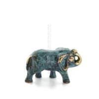 Owl or Glaucus: the sacred bird, symbol of wisdom, prudence, sculpture new 2x1cm Full body statue Bronze decorative Bronze 3 - g