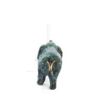 Uggla eller Glaucus: den heliga fågeln, symbol för visdom, försiktighet, skulptur ny 2x1cm helkroppsstaty Brons dekorativ Brons 