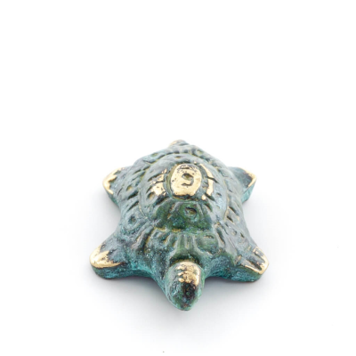 SkÃ¶ldpadda: symboliserar styrka, mod, skydd, visdom, tÃ¥lamod 4x3cm helkroppsstaty Brons Ornament Brons 4 - grifon.se 