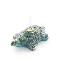 Turtle: symbolizes strength, courage, protection, wisdom, patience 4x3cm Full Body Statue Bronze Ornament Bronze 5 - grifon.se 