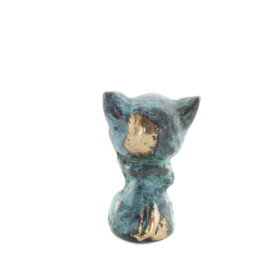 Uggla eller Glaucus: den heliga fÃ¥geln, symbol fÃ¶r visdom, fÃ¶rsiktighet, par 4,5x3,5cm Helkroppsstaty Bronsdekoration Brons 3 - 