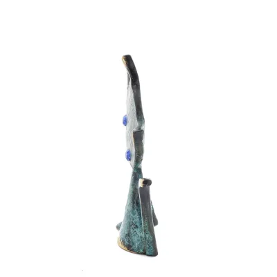 Kattplakett 8x6 cm helkroppsstaty Brons Dekorativ, miniatyr Brons 2 - grifon.se 
