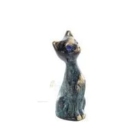 Små katter 7x2cm Helkroppsstaty Brons dekorativ, Miniatyr Brons 5 - grifon.se 