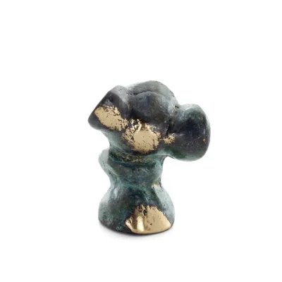 Mus 4x3 cm helkroppsstaty Brons prydnad, miniatyr Brons 3 - grifon.se 