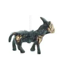 Åsna 5x6,5 cm helkroppsstaty Bronsprydnad, miniatyr Brons 3 - grifon.se 