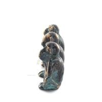 Monkeys Large 9x5cm Full Body Statue Bronze Ornament, Miniature Bronze 2 - grifon.se 