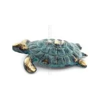 Tortoise: symbolizes strength, courage, protection, wisdom, patience 9x6cm Full Body Statue Bronze Ornament, Miniature Bronze 1 