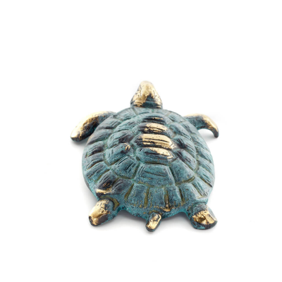 SkÃ¶ldpadda: symboliserar styrka, mod, skydd, visdom, tÃ¥lamod 9x6cm Helkroppsstaty Brons Ornament, Miniatyr Brons 2 - grifon.se 