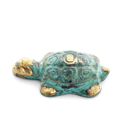 Tortoise: symbolizes strength, courage, protection, wisdom, patience 5x3cm Full Body Statue Bronze Ornament Bronze 1 - grifon.se