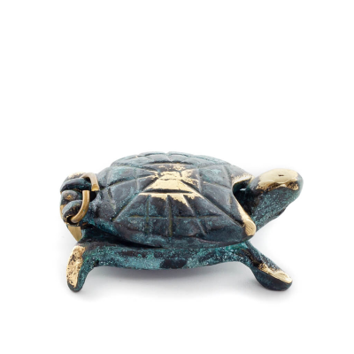 Turtle 5x3cm Jewelry Box, Jewelry Box, Box-like Case for Storage 5x3cm Full Body Statue Bronze Ornament, Miniature Bronze 3 - gr
