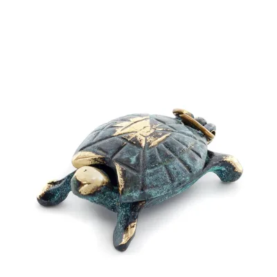 Turtle 5x3cm Jewelry Box, Jewelry Box, Box-like Case for Storage 5x3cm Full Body Statue Bronze Ornament, Miniature Bronze 5 - gr