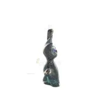 Tunn svans katt 8x4 cm helkroppsstaty Bronsprydnad, miniatyr Brons 4 - grifon.se 