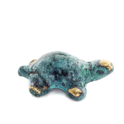 SkÃ¶ldpadda: symboliserar styrka, mod, skydd, visdom, tÃ¥lamod 3x2cm Helkroppsstaty Brons Ornament, Miniatyr Brons 3 - grifon.se 