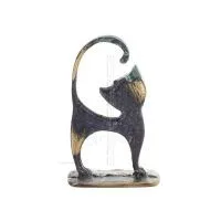 Katt Ny vände 8,5 cm helkroppsstaty Brons Ornament Miniatyr Brons 3 - grifon.se 