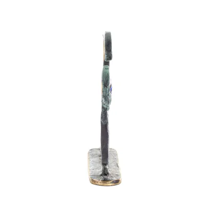 Katt Ny vände 8,5 cm helkroppsstaty Brons Ornament Miniatyr Brons 4 - grifon.se 