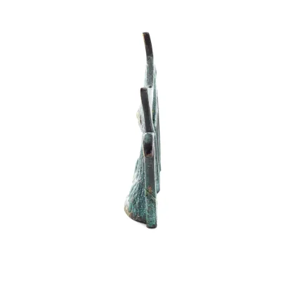 Kattskulptur par 11 cm helkroppsstaty Bronsprydnad, miniatyr Brons 2 - grifon.se 