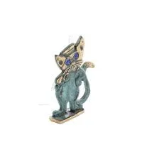 Cat New Hands 7.5cm Full Body Statue Bronze Ornament Miniature Bronze 5 - grifon.se 