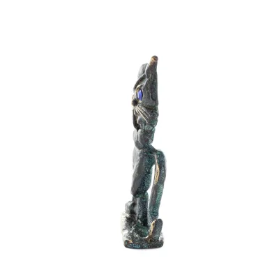 New Cross-legged Cat 7.5cm Full Body Statue Bronze Ornament Miniature Bronze 2 - grifon.se 