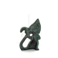 Kattsvans stående 5 cm helkroppsstaty Bronsprydnad, miniatyr Brons 3 - grifon.se 