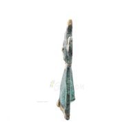 Cat Tail Standing 7.5cm Full Body Statue Bronze Ornament, Miniature Bronze 2 - grifon.se 