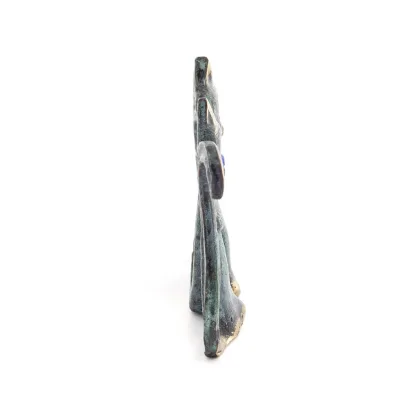 Cat, Kitten: Symbol of Femininity, Eternity & Hell Pair Mini 7.5cm Full Body Statue Bronze Ornament Bronze 4 - grifon.se 