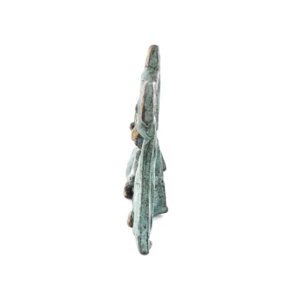Bow Tie Couple Cat 7.5cm Full Body Statue Bronze Ornament, Miniature Bronze 2 - grifon.se 