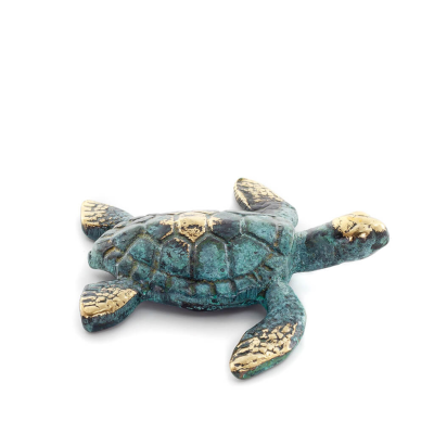 Loggerhead turtle 7x7cm Full body statue Bronze decoration Bronze 3 - grifon.se 