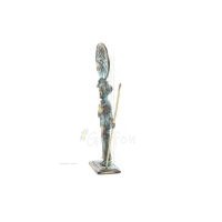 Warrior with a spear and the emblem of Vergina 20x8cm Full length statue Bronze decorative Bronze 2 - grifon.se 