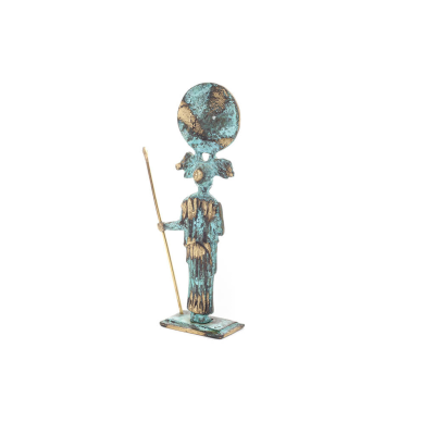 Warrior with a spear and the emblem of Vergina 20x8cm Full length statue Bronze decorative Bronze 4 - grifon.se 