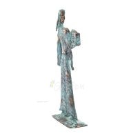 Pandora: The Cause of All Evil Like Eve 22x11cm Full Body Statue Bronze Ornament Bronze 2 - grifon.se 