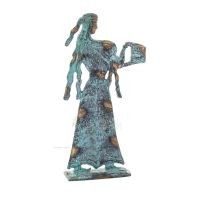 Pandora: The Cause of All Evil Like Eve 22x11cm Full Body Statue Bronze Ornament Bronze 6 - grifon.se 