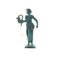 Asclepius: The God of Medicine, 15cm Full Body Statue Bronze Ornament, Ancient Greece Bronze 1 - grifon.se 