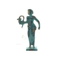 Asclepius: Medicinens gud, 15 cm helkroppsstaty Brons Ornament, antikens Grekland Brons 1 - grifon.se 