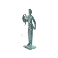 Asclepius: The God of Medicine, 15cm Full Body Statue Bronze Ornament, Ancient Greece Bronze 2 - grifon.se 