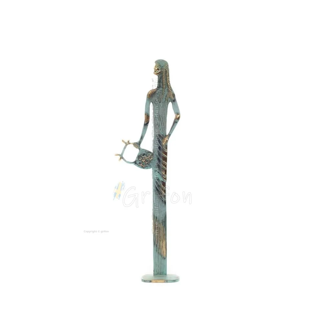 Apollo, the god of music, light, and protector of the arts in two designs, Full-body bronze decorative statue Bronze 1 - grifon.