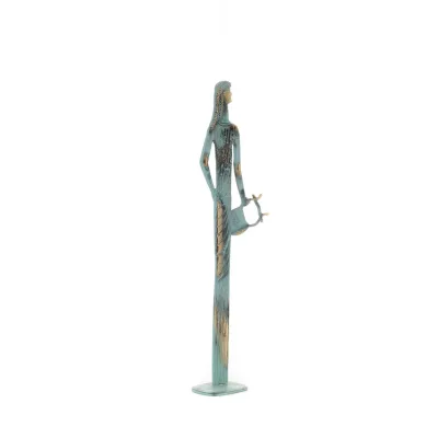 Apollo, the god of music, light, and protector of the arts in two designs, Full-body bronze decorative statue Bronze 3 - grifon.