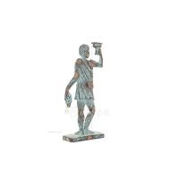 Dionysus: The god of wine and revelry. 23x8cm Full body statue Bronze decoration, ancient Greece Bronze 3 - grifon.se 