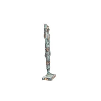 Dionysos: Vinets och festens gud. 23x8cm Helkroppsstaty Bronsdekoration, antikens Grekland Brons 5 - grifon.se 