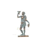 Dionysus: The god of wine and revelry. 23x8cm Full body statue Bronze decoration, ancient Greece Bronze 6 - grifon.se 