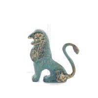 Grypha: varelse med kropp av lejon, Ã¶rn och orm, beskyddare av Minos 5x4cm staty Brons dekorativ, miniatyr Brons 1 - grifon.se 