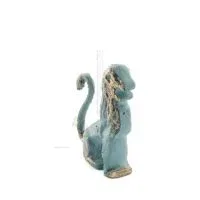 Grypha: creature with body of lion, eagle and snake, protector of Minos 5x4cm statue Bronze decorative, Miniature Bronze 4 - gri