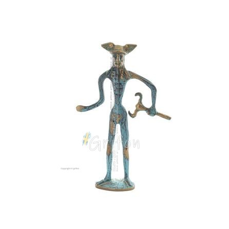 Hermes: The Messenger of the Gods, 14x8cm Full Body Statue Bronze Ornament, Ancient Greece Bronze 1 - grifon.se