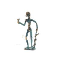 Hippocrates: The Father of Modern Medicine, 13x6cm Full Body Statue Bronze Ornament, Ancient Greece Bronze 1 - grifon.se 